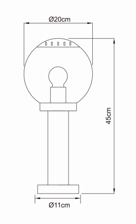 картинка Наземный фонарь уличный Bowle II 3181 от магазина BTSvet