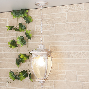 Уличный светильник подвесной Andromeda H (GLYF-8024H) белое золото