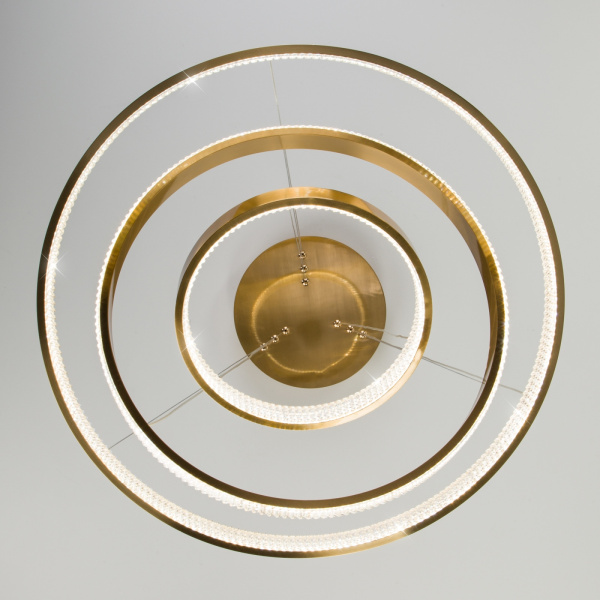 картинка Подвесная люстра светодиодная с пультом и управлением смартфоном регулировкой яркости Smart Posh 90276/3 от магазина BTSvet