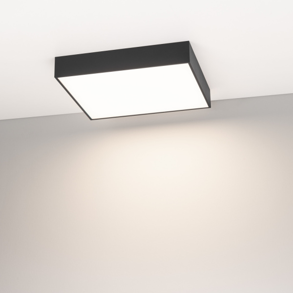 картинка Потолочный светильник LED прямоугольный SP-QUADRO-S400x400-40W Day4000 (BK, 120 deg, 230V) (Arlight, IP40 Металл, 3 года) 034795 от магазина BTSvet