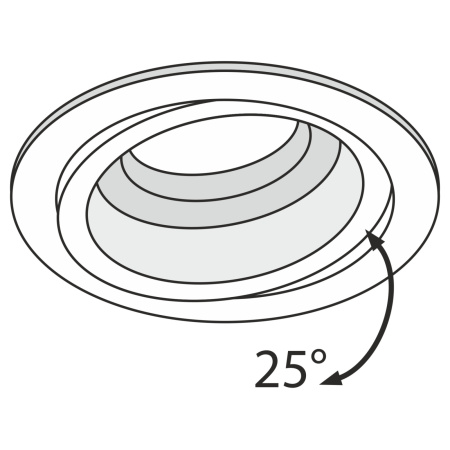 картинка Встраиваемый светильник Akron DL025-2-01B от магазина BTSvet