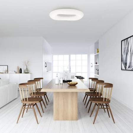 картинка Потолочная люстра светодиодная с пультом и управлением смартфоном регулировкой цветовой температуры и яркости RGB Стратус Смарт CL732A660G от магазина BTSvet