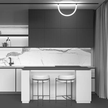 картинка Трековый подвесной светильник 48V Tau TR101-2-20W3K-B от магазина BTSvet