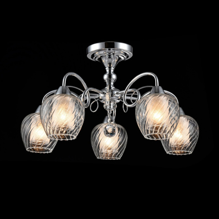 картинка Люстра с подвесками из хрусталя Nora  FR2663-PL-05-CH от магазина BTSvet