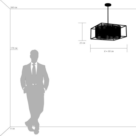 картинка Потолочная люстра хрустальная Regolo 713127 от магазина BTSvet