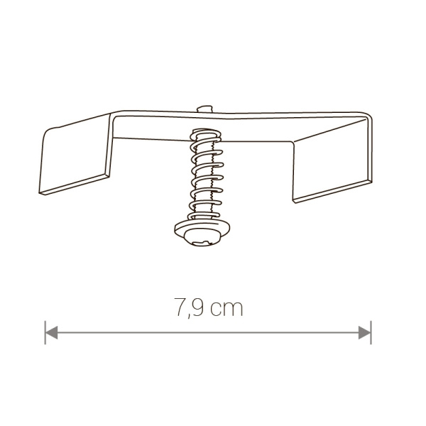 картинка Трековое крепление Profile Recessed Fixing Set 8805 от магазина BTSvet