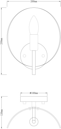 картинка Бра настенное V7091-1W Ardis от магазина BTSvet