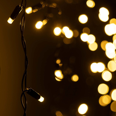 Светодиодная гирлянда ARD-EDGE-CLASSIC-2400x600-BLACK-88LED-FLASH Warm/Warm (230V, 6W) (Ardecoled, IP65) 031192