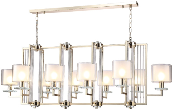 картинка Подвесная люстра NICOLAS SP10 L1300 GOLD/WHITE от магазина BTSvet