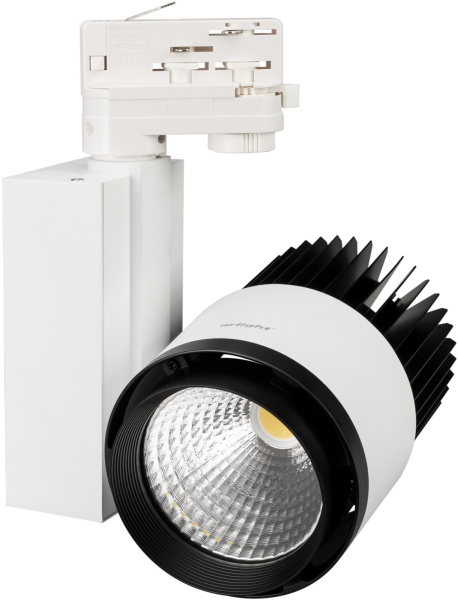 Трековый светильник светодиодный LGD-537WH-40W-4TR Warm White (Arlight, IP20 Металл, 3 года) 017775