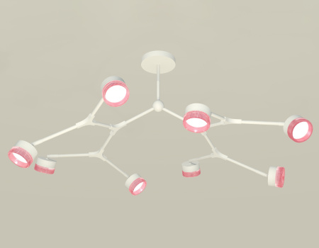 Потолочная люстра на штанге Ambrella TRADITIONAL XB9059200