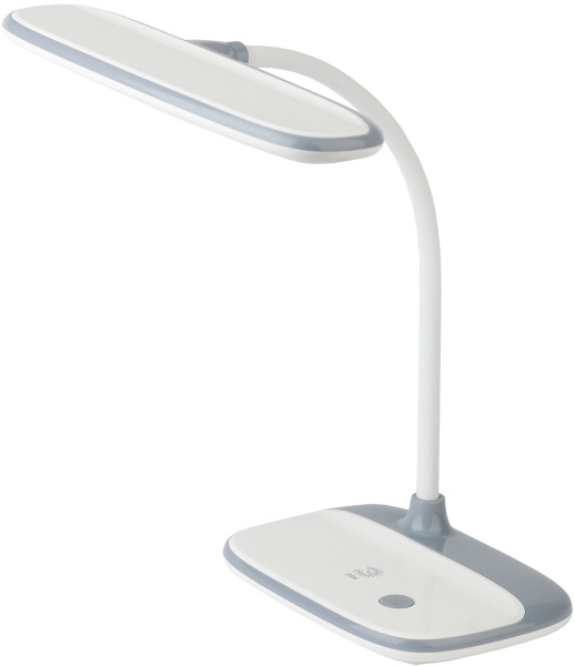 Офисная настольная лампа светодиодная с диммером и выключателем регулировкой цветовой температуры и яркости NLED-458-6W-W