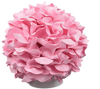 Интерьерная настольная лампа ULW-R07 T/3000K/150C/A Гортензия Белый/Светлая роза