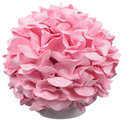 Интерьерная настольная лампа ULW-R07 T/3000K/150C/A Гортензия Белый/Светлая роза