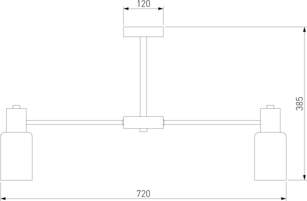 картинка Потолочная люстра Vegga 70160/8 от магазина BTSvet