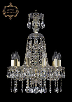 Хрустальная подвесная люстра 11.12.10.141.XL-62.Gd.Sp
