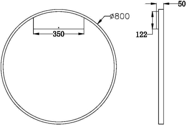 картинка Настенный светильник Rim MOD058WL-L50B3K от магазина BTSvet