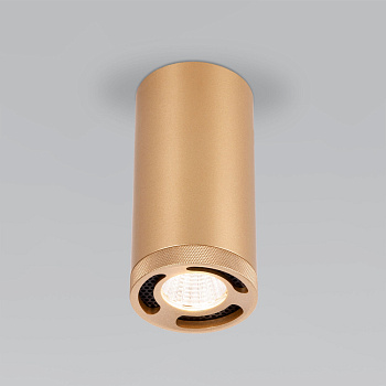 Накладной светильник 9W 4200K золото Elektrostandard Lead 25033/LED