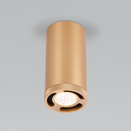Накладной светильник 9W 4200K золото Elektrostandard Lead 25033/LED