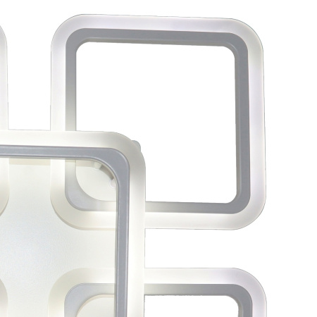 картинка Потолочная люстра светодиодная с пультом и управлением смартфоном регулировкой цветовой температуры и яркости ночным режимом и таймером HIGH-TECH LED LAMPS 82022 от магазина BTSvet