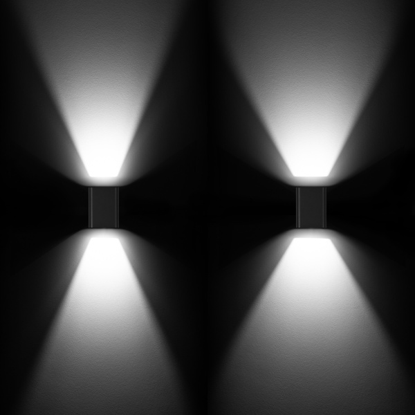 картинка Фасадный светильник светодиодный LGD-Wall-Vario-J2B-12W Warm White (Arlight, IP54 Металл, 3 года) 021932 от магазина BTSvet