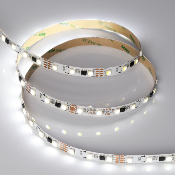Светодиодная лента SPI-5000-AM 12V White6000 (5060, 60 LED/m, x3) (Arlight, Открытый, IP20) 027163