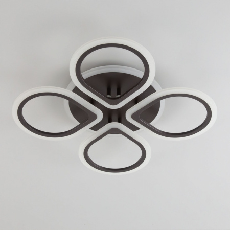 картинка Потолочная люстра светодиодная с управлением голосом и смартфоном с пультом регулировкой цветовой температуры и яркости Транай CL235A145E RGB от магазина BTSvet