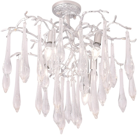 Потолочная люстра REINA PL5 D600 SILVER PATINA