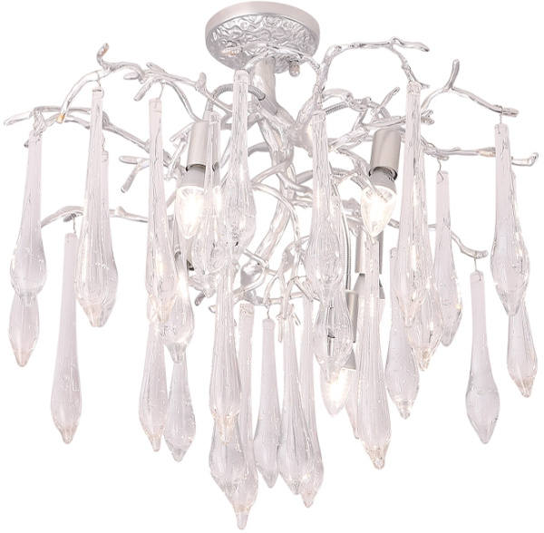 Потолочная люстра REINA PL5 D600 SILVER PATINA