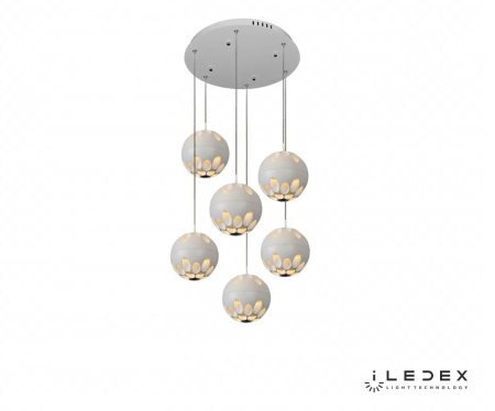 Подвесной светильник светодиодный Mob P1009-6 WH