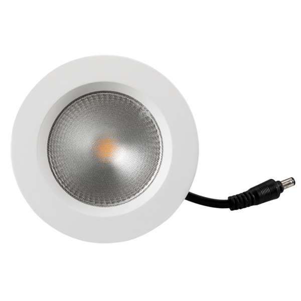 картинка Светодиодный Светильник встраиваемый LED LTD-105WH-FROST-9W Day White 110deg (Arlight, IP44 Металл, 3 года) 021492 от магазина BTSvet