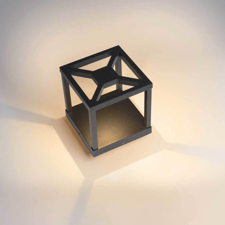 картинка Ландшафтный светильник наземный LGD-Path-Cub-H230B-12W Warm White (Arlight, IP54 Металл, 3 года) 021810 от магазина BTSvet