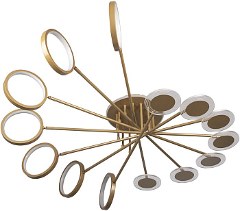 Потолочная люстра на штанге Megan 10164L Gold