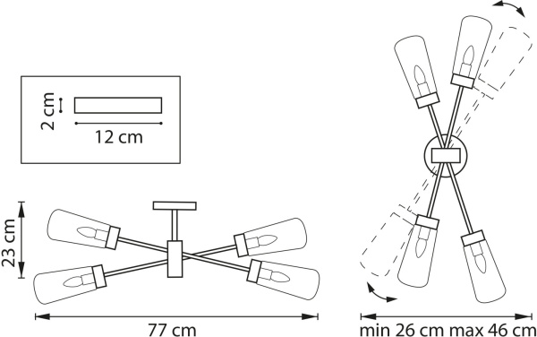 картинка Настенный светильник Crotone 690643 от магазина BTSvet