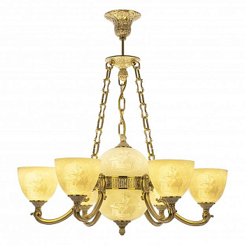 Подвесная люстра 72009P/6/175 GW P1 U Pair