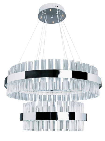 картинка Подвесная люстра хрустальная светодиодная с пультом и управлением смартфоном регулировка цветовой температуры и яркости ночной режим и таймер INNOVATION STYLE 83005 от магазина BTSvet