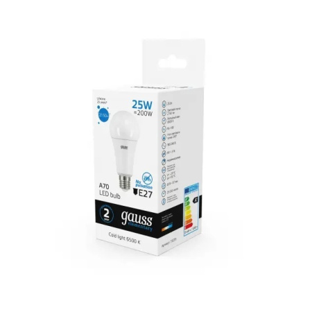 картинка Лампочка LED Elementary A67 25W E27 6500K 1/10/50 73235 от магазина BTSvet