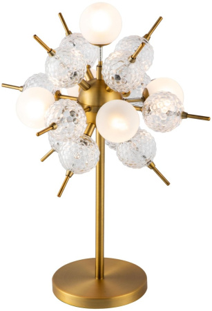 картинка Интерьерная настольная лампа светодиодная Rockfeller 100T-5 matt bronze от магазина BTSvet