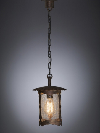 Кованый уличный светильник подвесной Valencia 190-01/brg-03
