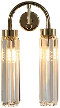 Бра хрустальное 4522/A gold