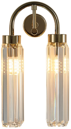 Бра хрустальное 4522/A gold