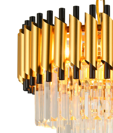 картинка Подвесная люстра хрустальная DARIAN 76017/5C GOLD от магазина BTSvet