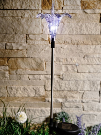 картинка Грунтовый светильник светодиодный на солнечных батареях USL-S-104/MT810 Lily IP44 от магазина BTSvet