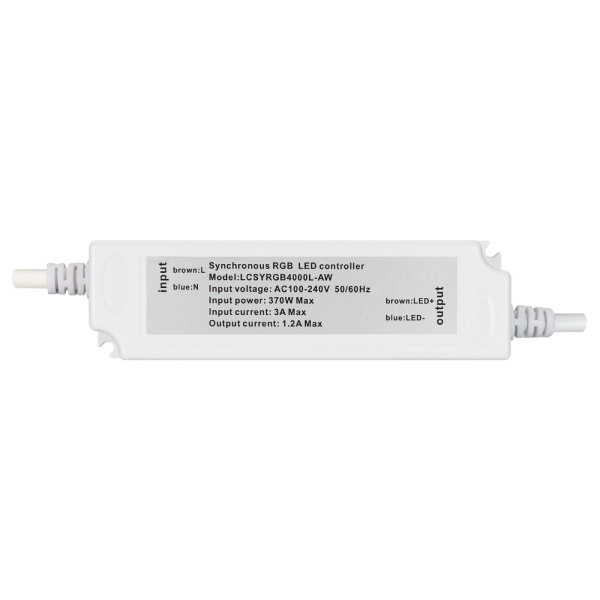 картинка Контроллер ARD-CLASSIC-SYNC-RGB-4000LED White (230V, 370W, RF ПДУ) (Ardecoled, Закрытый) 031213 от магазина BTSvet
