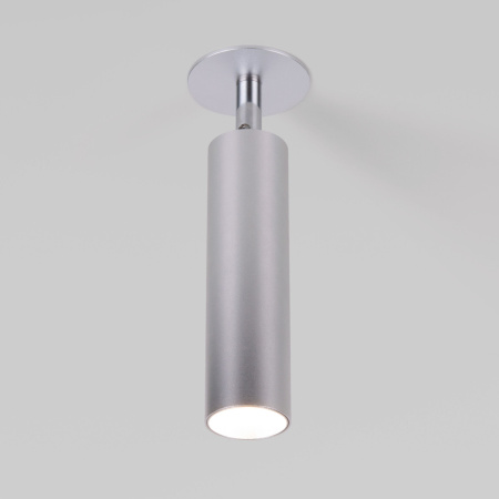 картинка Точечный светильник встраиваемый Diffe серебряный 8W 4200K 25040/LED от магазина BTSvet