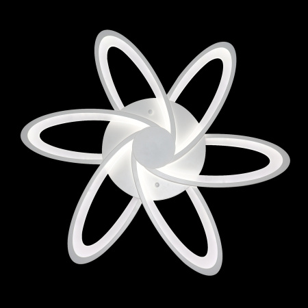 картинка Потолочная люстра светодиодная с пультом и управлением со смартфона регулировкой яркости и цветовой температуры ночной режим таймер HIGH-TECH LED LAMPS 82008 от магазина BTSvet