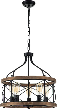 картинка Люстра подвесная Camino V000206 (10017/5P Black ) от магазина BTSvet