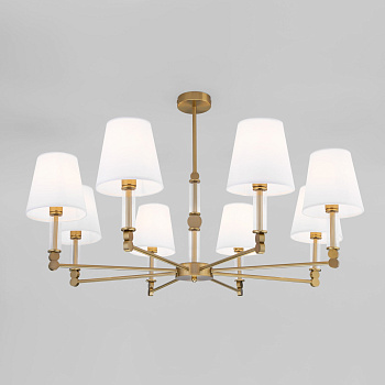 Потолочная люстра на штанге Eurosvet Conso 60145/8 латунь