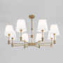картинка Потолочная люстра на штанге Eurosvet Conso 60145/8 латунь от магазина BTSvet