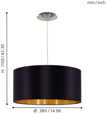 картинка Подвесной светильник Maserlo 31599 от магазина BTSvet